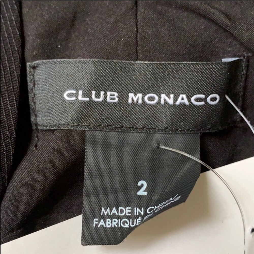 Club Monaco Riella Dress in black 2 NWT - Picture 7 of 9